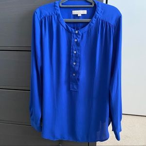 LOFT Royal Blue Blouse